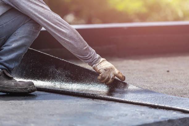 Professional Basement Waterproofing technician working in Deerfield, WI